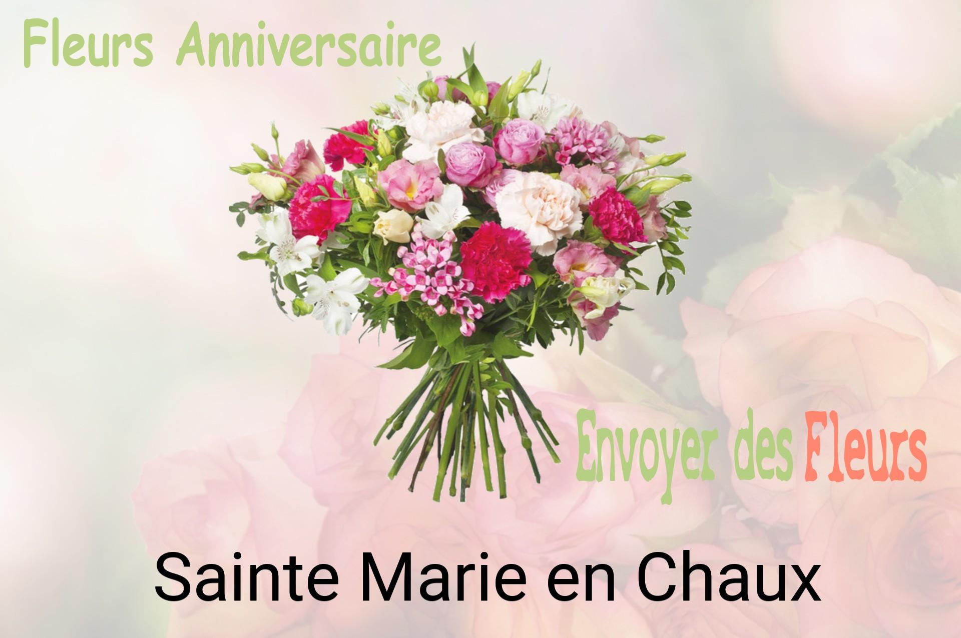 Bouquet de fleurs d’anniversaire livré à Sainte-Marie-en-Chaux