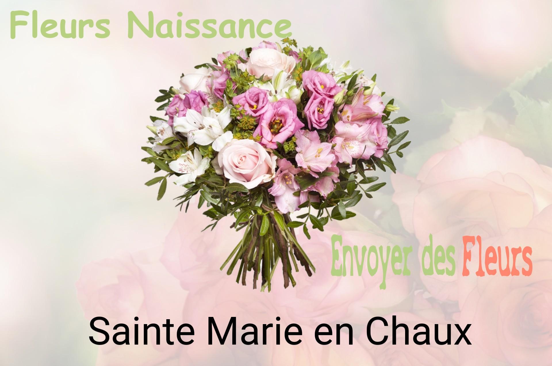 Bouquet de fleurs de naissance livré à Sainte-Marie-en-Chaux